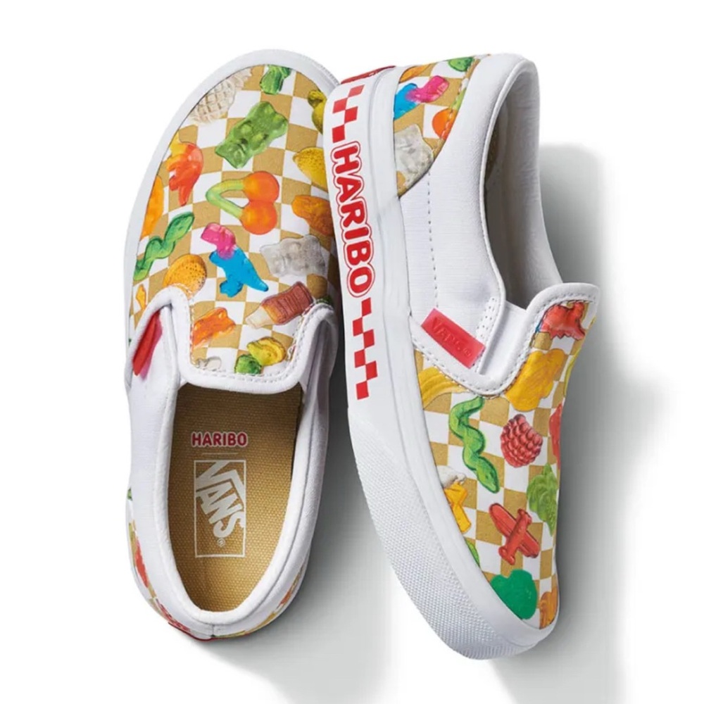 VANS x Haribo kids Gummy Bear Checkerboard  Slip-On Shoes